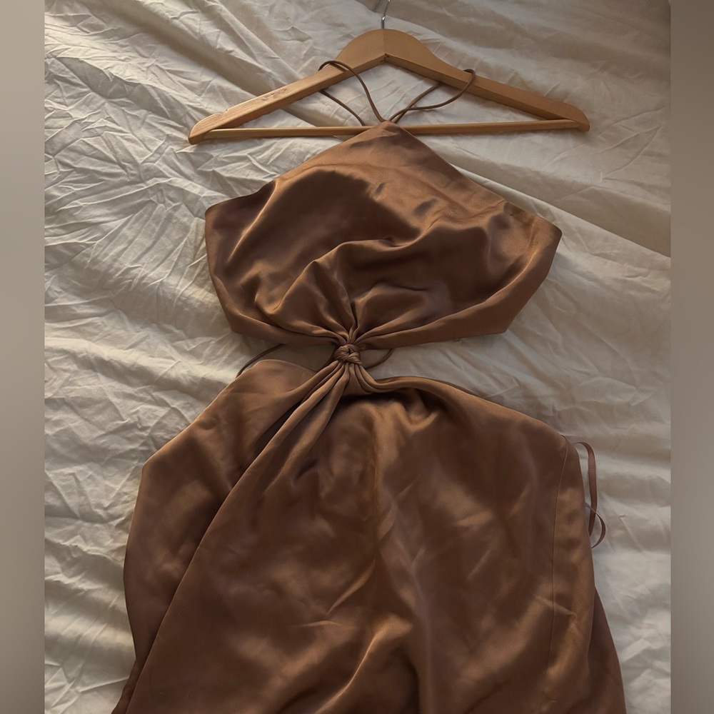 Fame and Partners Demeter Dress in Bronze- Size 12